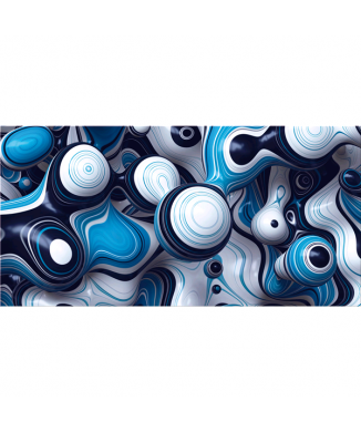 Image 3D BLOB TURQUOISE G4832 PINTDECOR