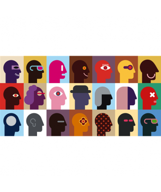 Cadre ABSTRACT FACE G1386 PINTDECOR