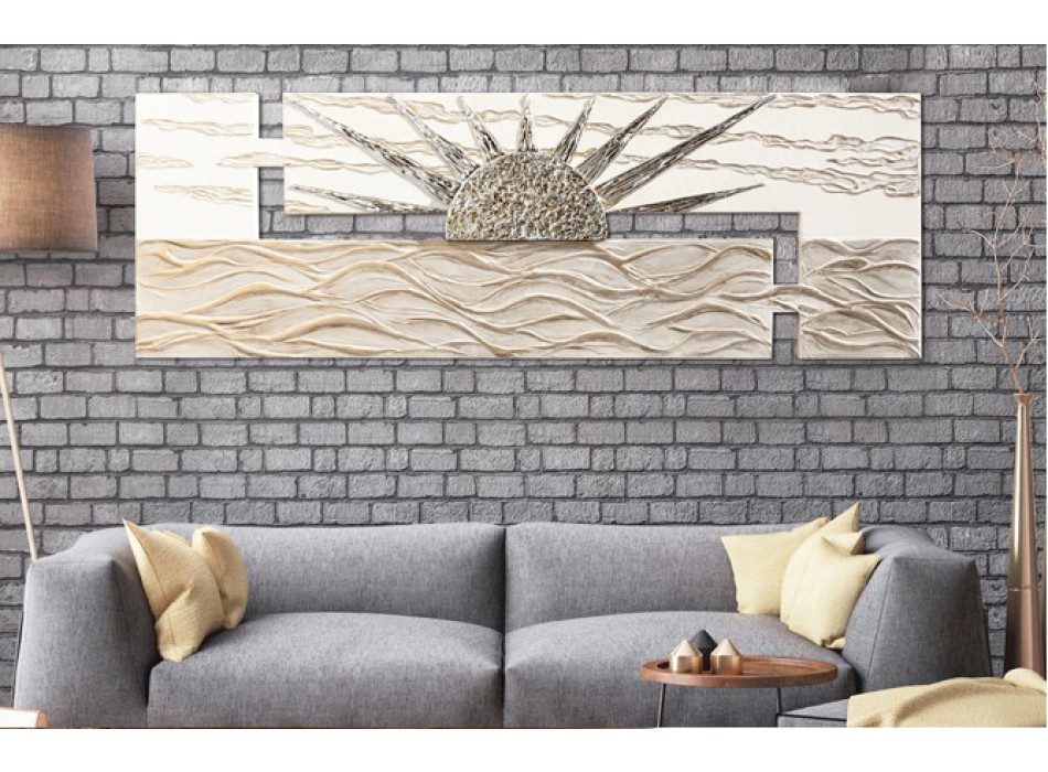 TABLEAU LEVER DU SOLEIL SUR LA MER P4672 PINTDECOR