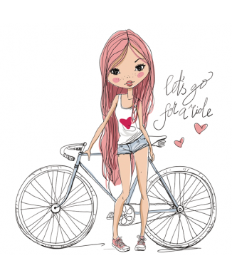 Cadre PINK HAIR GIRL G1612 PINTDECOR