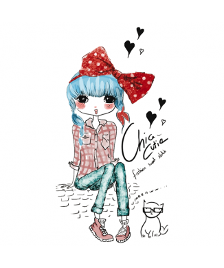 Cadre GIRL RED BOW G1614 PINTDECOR