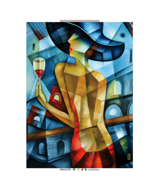 Cadre FEMME AU BAR G5010 PINTDECOR