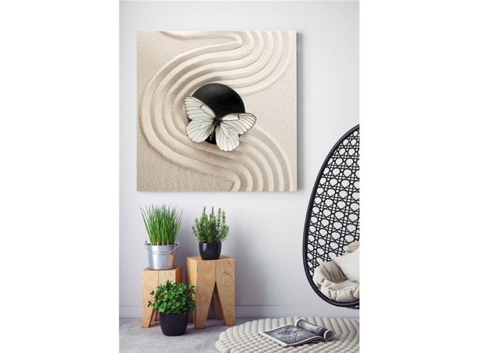 Image LA PIERRE ET LE PAPILLON G2242 PINTDECOR