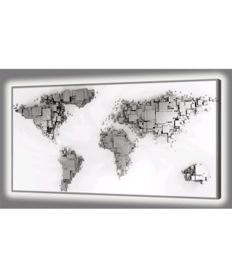 Tableau PLANISPHERE LUMINEUX GL4490 PINTDECOR