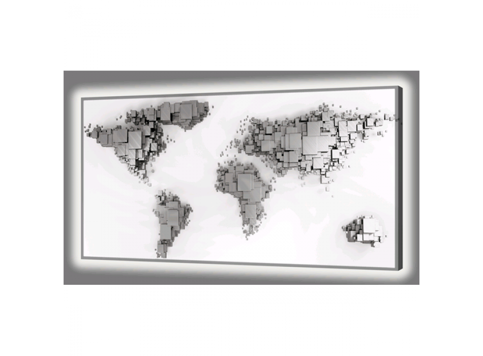 Tableau PLANISPHERE LUMINEUX GL4490 PINTDECOR