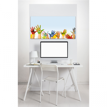 Cadre MAINS DE COULEURS G1592 PINTDECOR