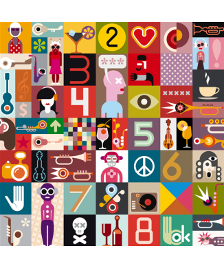 Cadre MULTICOLORE G1634 PINTDECOR