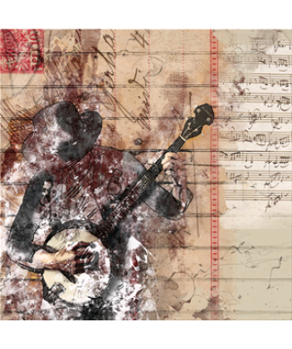 Cadre MUSICIEN G5626 PINTDECOR