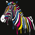 Cadre ZEBRA MULTICOLOR G1640 PINTDECOR