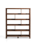 Étagère Norani en bois massif et placage d'acacia 150 x 185 cm