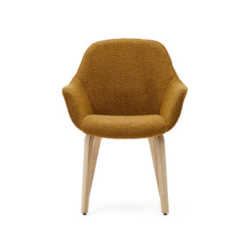 Chaise en peau de mouton Aleli