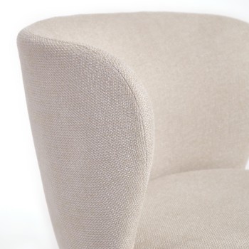 Chaise en chenille Ciselia
