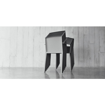 Chaise avec accoudoirs QUARTZ VONDOM