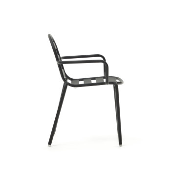 Chaise d'extérieur Joncols en aluminium peint