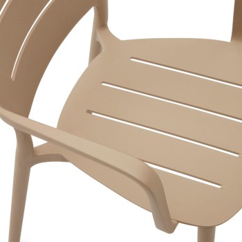 Chaise d'extérieur en plastique Morella