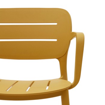 Chaise d'extérieur en plastique Morella