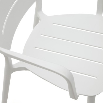 Chaise d'extérieur en plastique Morella