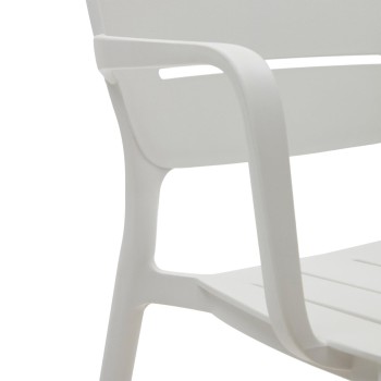 Chaise d'extérieur en plastique Morella