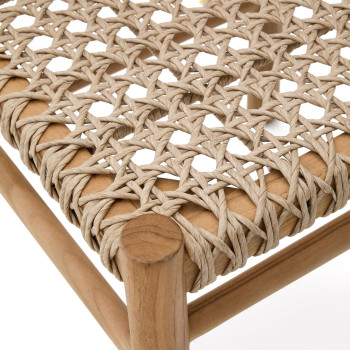 Chaise d'extérieur Tavira en bois de teck massif