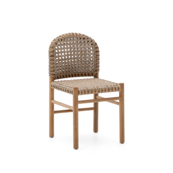 Chaise d'extérieur Tavira en bois de teck massif