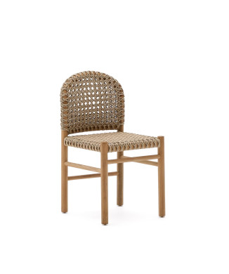 Chaise d'extérieur Tavira en bois de teck massif