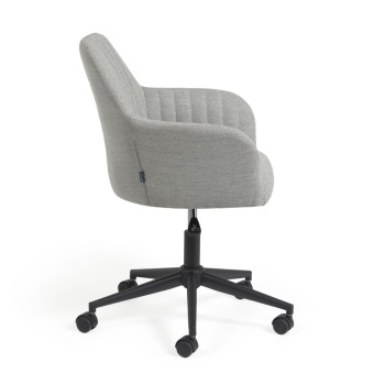 Chaise de bureau Madina, grise