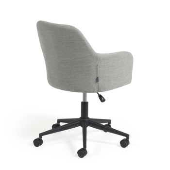 Chaise de bureau Madina, grise