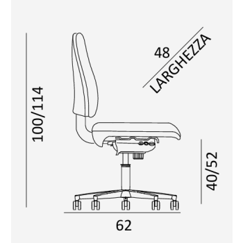Chaise de bureau COMEL Elite 03