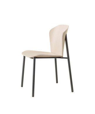 Chaise FINN METAL WOOD - SCAB