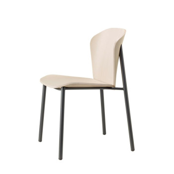 Chaise FINN METAL WOOD - SCAB