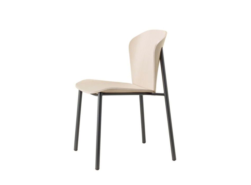 Chaise FINN METAL WOOD - SCAB