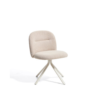 Fauteuil pivotant Arino en chenille