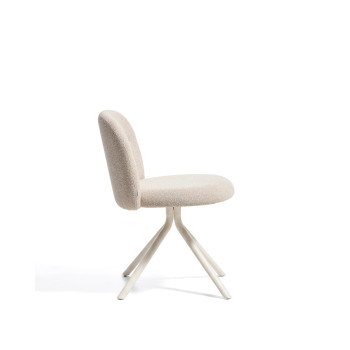Fauteuil pivotant Arino en chenille