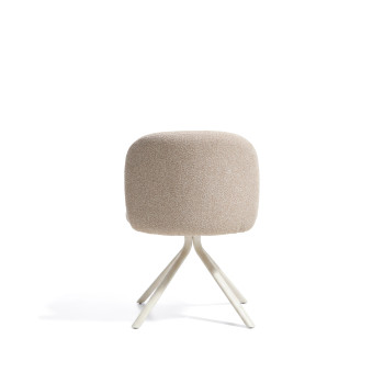 Fauteuil pivotant Arino en chenille