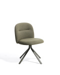 Fauteuil pivotant Arino en chenille