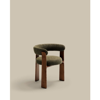 Chaise en chenille à 3 pieds couleur granit