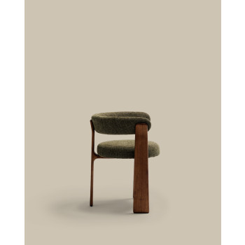 Chaise en chenille à 3 pieds couleur granit