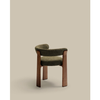 Chaise en chenille à 3 pieds couleur granit