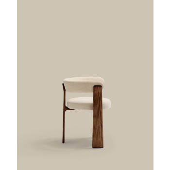 Chaise en chenille à 3 pieds couleur granit