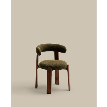 Chaise en chenille de granit