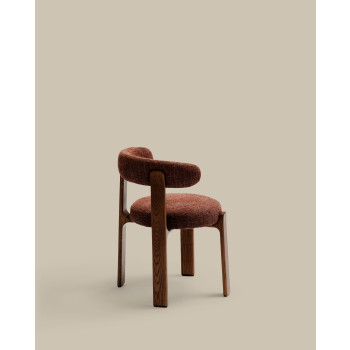 Chaise en chenille de granit