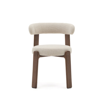 Chaise en chenille granit