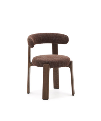 Chaise en chenille de granit