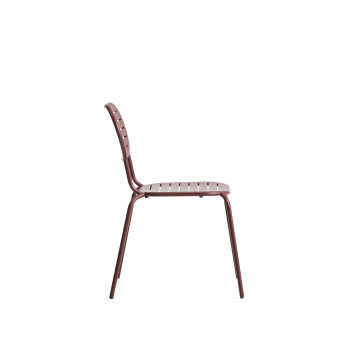 Chaise d'extérieur empilable Brai en acier galvanisé