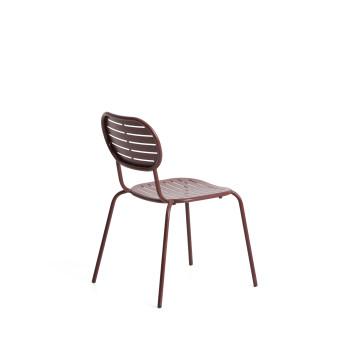 Chaise d'extérieur empilable Brai en acier galvanisé