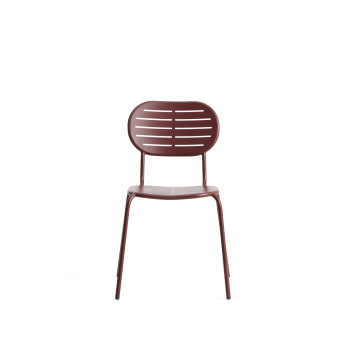 Chaise d'extérieur empilable Brai en acier galvanisé