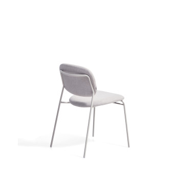 Chaise empilable en chenille Meli