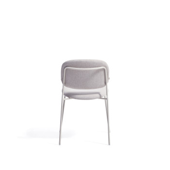 Chaise empilable en chenille Meli