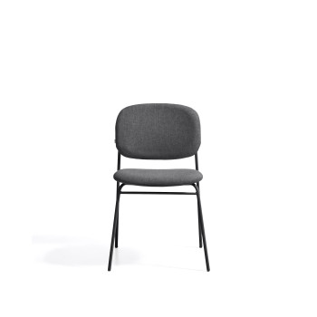 Chaise empilable en chenille Meli
