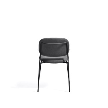Chaise empilable en chenille Meli